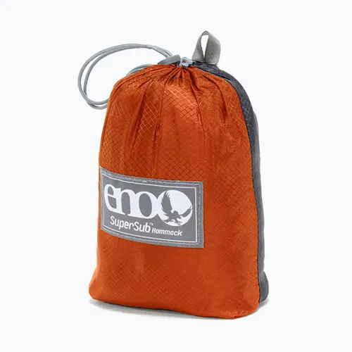 Hamak turystyczny ENO SuperSub Ultralight charcoal/orange