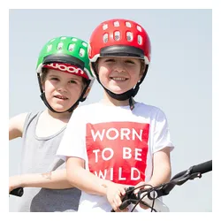 Kask rowerowy dziecięcy woom Kids green