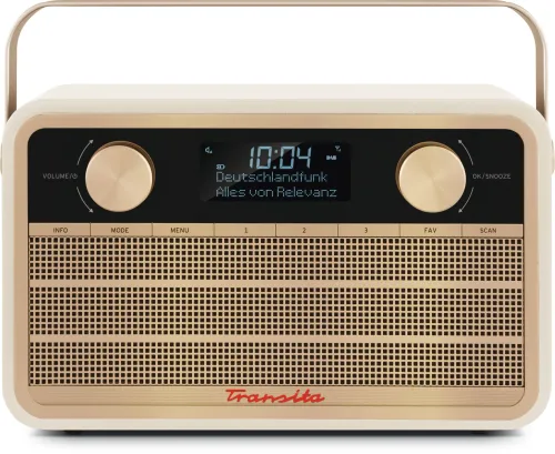 Radioodbiornik TechniSat Transita 120 Radio FM DAB Beżowy