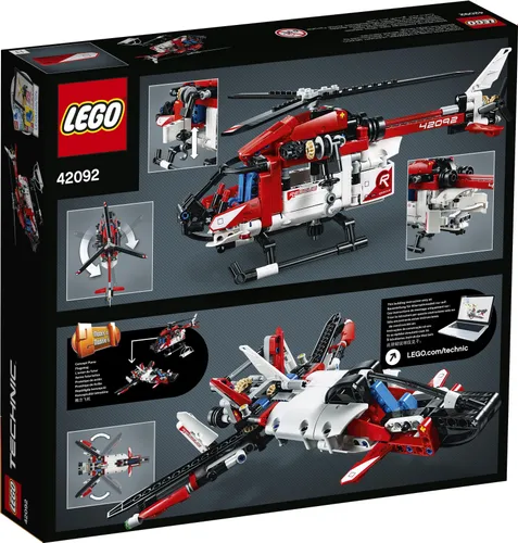 Конструктор Lego Technic спасательный вертолет (42092)