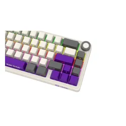 Klawiatura mechaniczna Lorgar KBP70MW Toxic Purple Beżowy