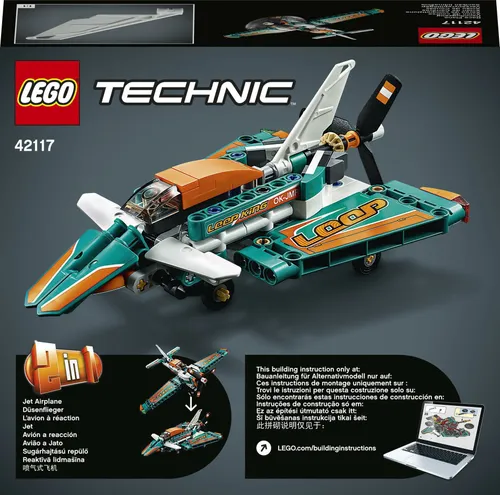 LEGO 42117 Technic Samolot wyścigowy