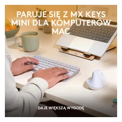 Myszka Logitech Lift dla Mac - biały