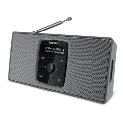 Radioodbiornik TechniSat DigitRadio 2S Radio FM DAB+ Bluetooth Czarno-srebrny