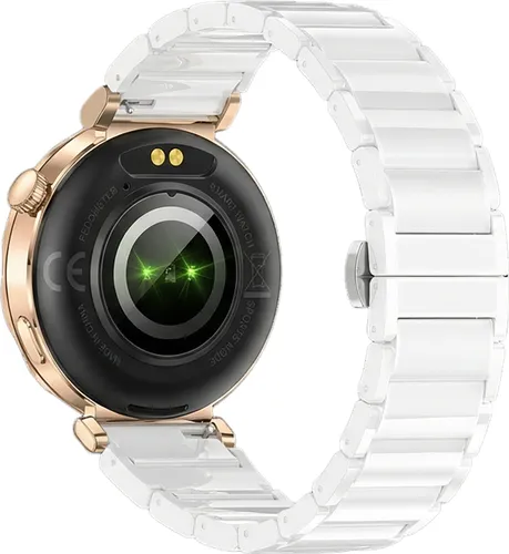 Smartwatch LUNA Bianca Ceramic Złoty