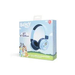 Słuchawki bezprzewodowe z mikrofonem OTL Technologies Bluey Kids Wireless Dla Dzieci Nauszne Niebieski