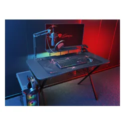 Biurko Genesis Holm 300 RGB 120cm Czarny