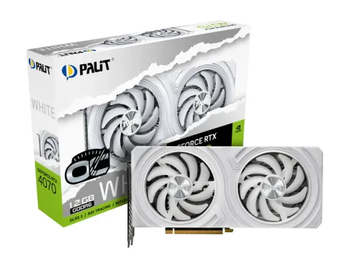 Karta graficzna Palit GeForce RTX 4070 White OC 12GB GDDR6 192bit DLSS 3