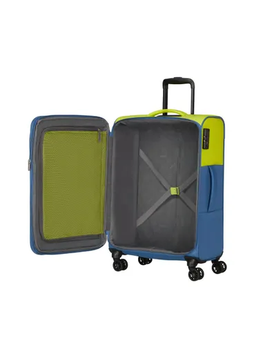 Средний чемодан American Tourister Daring DASH EXP-lime / coronet