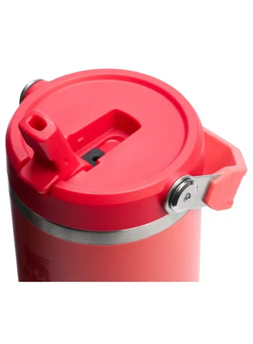 Kubek termiczny Stanley IceFlow Flip Straw Tumbler 0,89 l - hot coral