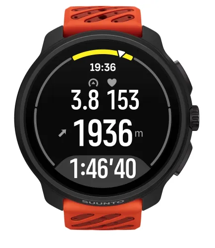Zegarek sportowy Suunto Race 2 Coral Orange 49mm GPS Pomarańczowy