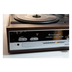 Gramofon SOUNDMASTER PL186H Brązowy