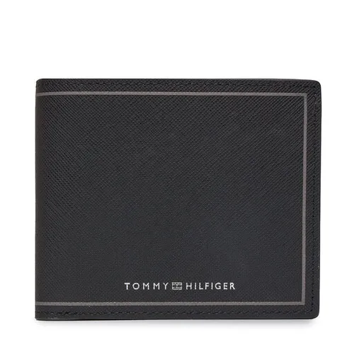 Большой мужской кошелек Tommy Hilfiger Th Saffiano Cc And Coin Am0am11859 Black BDS