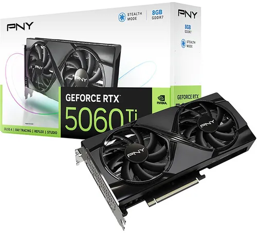 Karta graficzna PNY GeForce RTX 5060 Ti 8GB Dual Fan DLSS 4