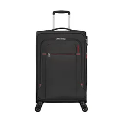 American Tourister Crosstrack Orta Bavul-gri / kırmızı