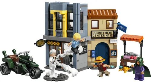 LEGO 75642 ONE PIECE: Столкновение с капитаном Смокером, набор кубиков 9+