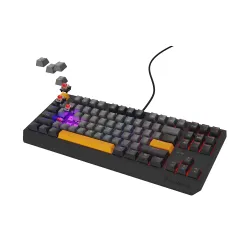 Klawiatura mechaniczna Genesis Thor 230 TKL US RGB Outemu Red Szary