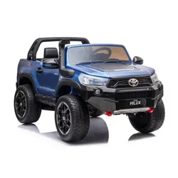 Auto Na Akumulator Dla 2 Dzieci Toyota Hilux 4X4 Lakier Pilot Eva Skóra LED Radio MP3