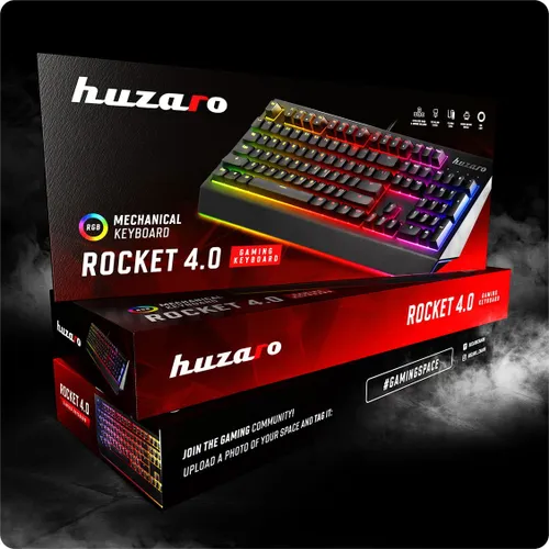 Klawiatura Huzaro Rocket 4.0 Outemu Brown (HU010725)