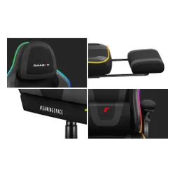 Fotel HUZARO Force 4.6 RGB Czarny