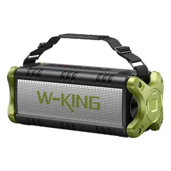 Głośnik mobilny W-KING D8 Czarno-zielony