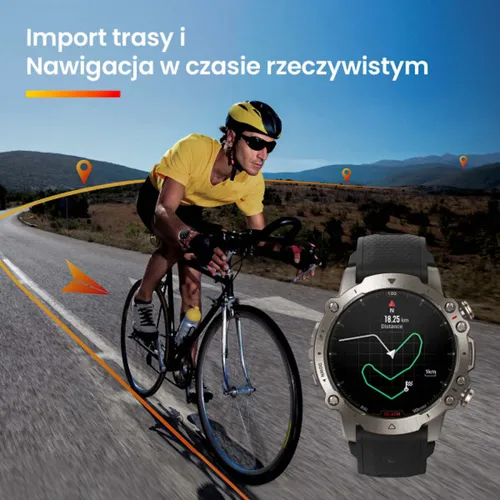 Smartwatch AMAZFIT Falcon Tytanowy