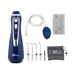 Irygator bezprzewodowy WATERPIK WP-583 Cordless Advanced 2.0 Granatowy + 4 końcówki