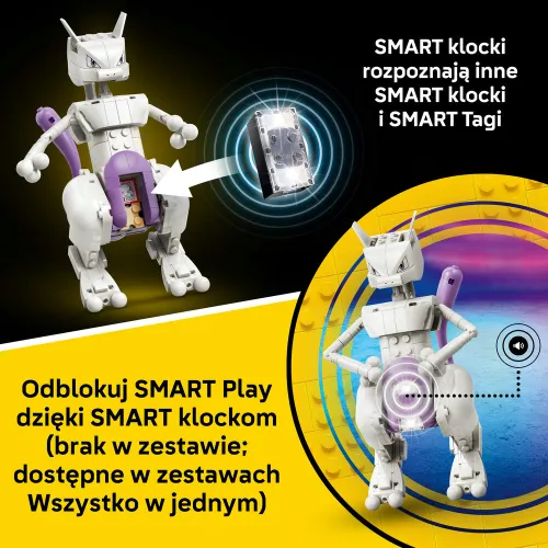 LEGO 72163 Pokémon SMART Play Ucieczka z laboratorium Mewtwo