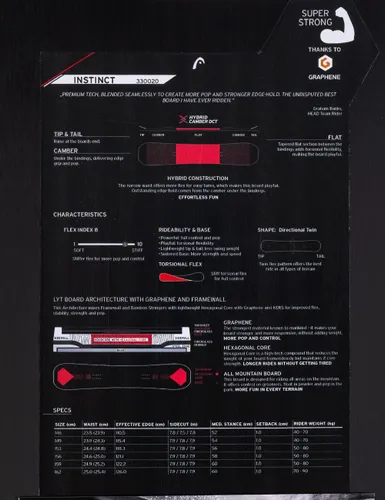 Deska snowboardowa Head Instinct KERS - Długość (cm) - 153