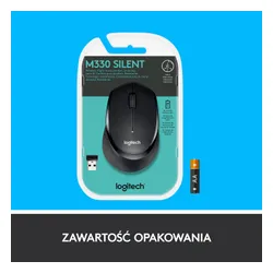 Myszka Logitech M330 Silent Plus - czarny