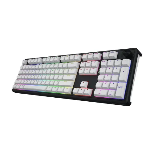 Klawiatura mechaniczna Hator Skyfall 100 Wireless Aurum Lemon Czarno-Szary