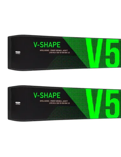 Narty męskie HEAD V-SHAPE V5 + wiązanie TYROLIA PR 10 z GRIP WALK - Długość (cm) - 170