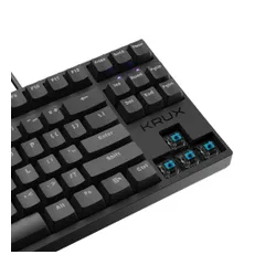 Klawiatura mechaniczna Krux Atax RGB Outemu Blue KRX0041 Czarny