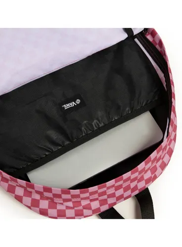 Plecak młodzieżowy Vans Old Skool Check Backpack - mauve wood
