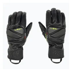 Rękawice narciarskie męskie LEKI WCR Venom Speed 3D black ice/lemon