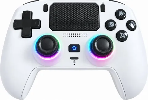 Pad FroggieX FX-P5-GP4-W Vibe City Edition do PC, PlayStation 5, Android, iOS Bezprzewodowy Biały
