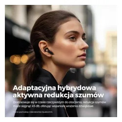 Słuchawki bezprzewodowe Soundpeats Air4 Douszne Bluetooth 5.3 Czarny