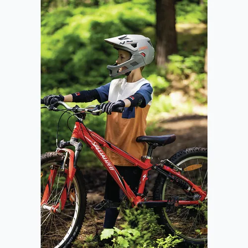 Kask rowerowy dziecięcy ABUS Youdrop FF ti silver