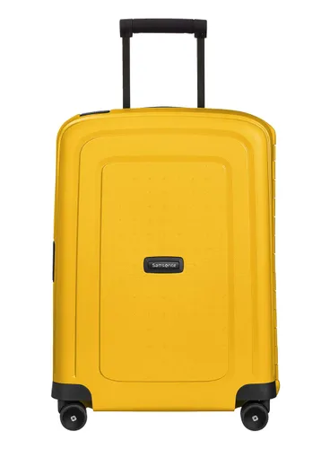 Чемодан маленький 34 л Samsonite S'Cure-sunflower yellow / black