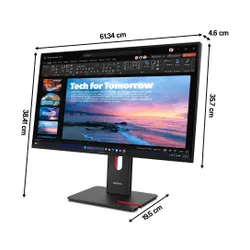 Monitor LENOVO ThinkVision T27QD-40 27" 2560x1440px IPS 120Hz 4 ms