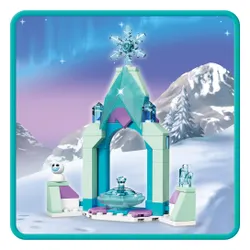LEGO 43199 Disney Dziedziniec zamku Elsy