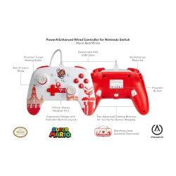 Геймпад PowerA Enhanced Mario Red & White к Nintenк Switch Проводной