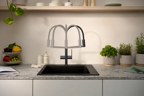 Bateria HANSGROHE Talis Select M54 72861340 Czarny-chrom