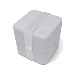 Kwadratowy pojemnik na lunch Monbento MB Square Bento Box - grey coton