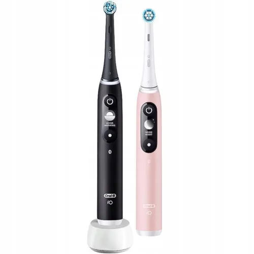 Oral - B магнитная зубная щетка iO Series 6 Duo 2 шт. Pink / Black