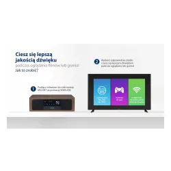 Wieża Blaupunkt MS22BT 50W Bluetooth Radio FM Brązowo-czarny