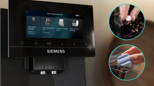 Автоматическая кофемашина Siemens EQ900 iAroma TQ927E05 холодный кофе ширина 31,5см