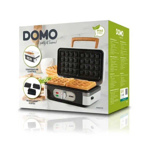 Opiekacz Domo DO9277C Gofry Muszle Panini 1100W