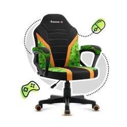 Fotel HUZARO Ranger 1.0 Pixel Mesh Czarno-zielony