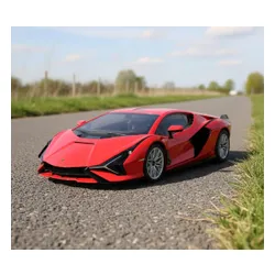 Duży samochód zdalnie sterowany COIL RC Lamborghini SIAN otwierane drzwi światła czerwony